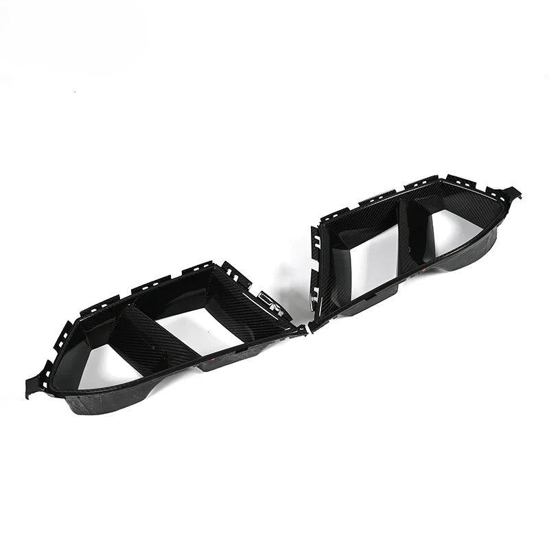 Front Bumper Vent Set For BMW G80 G82 G83 M3 M4 Dry Carbon Fiber