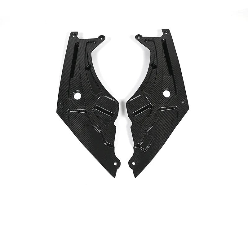 Dry Carbon Fiber Trim Cover For BMW M3 G80 M4 G82 G83 2021-2025 Replacement Lamp Eyebrow Cover