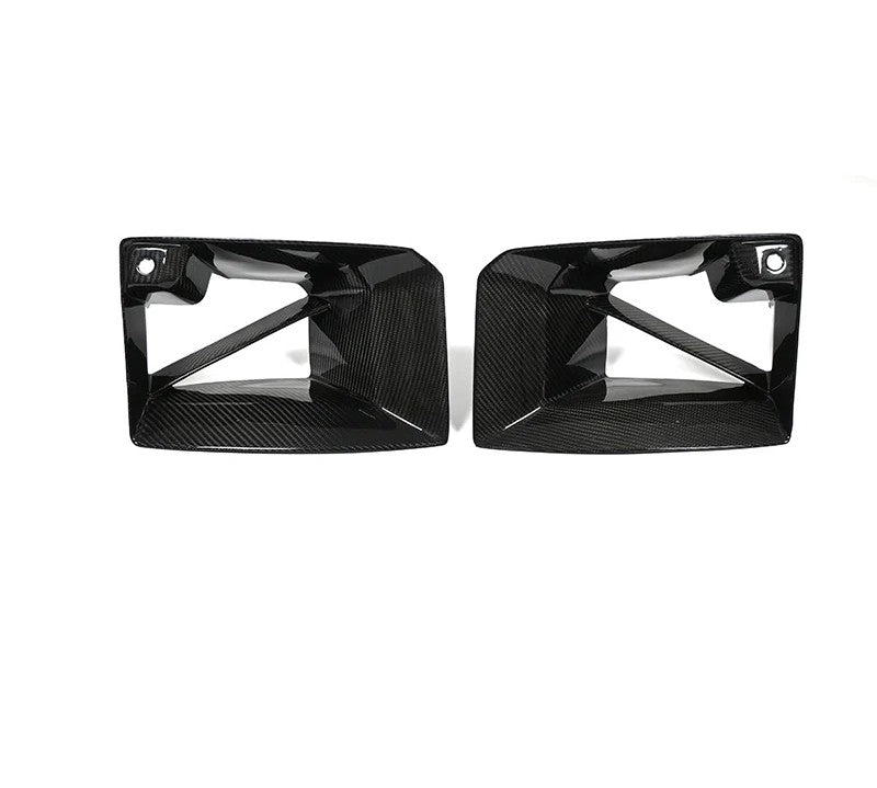 Front Bumper Vent Set For BMW G87 M2 2023+ Dry Carbon Fiber MP Style