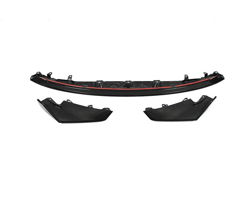 For BMW G80 G81 M3 G82 M4 2021-IN CS Style Front Lip Real Dry Carbon Fiber