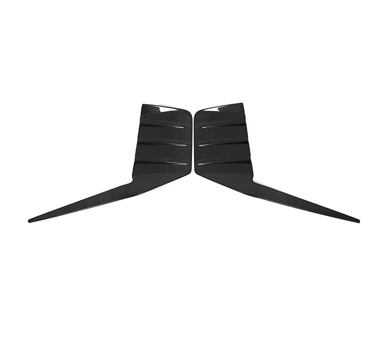 Dry Carbon Fiber Rear Fog Light Cover Side Frame Set For BMW M2 G87 2023+