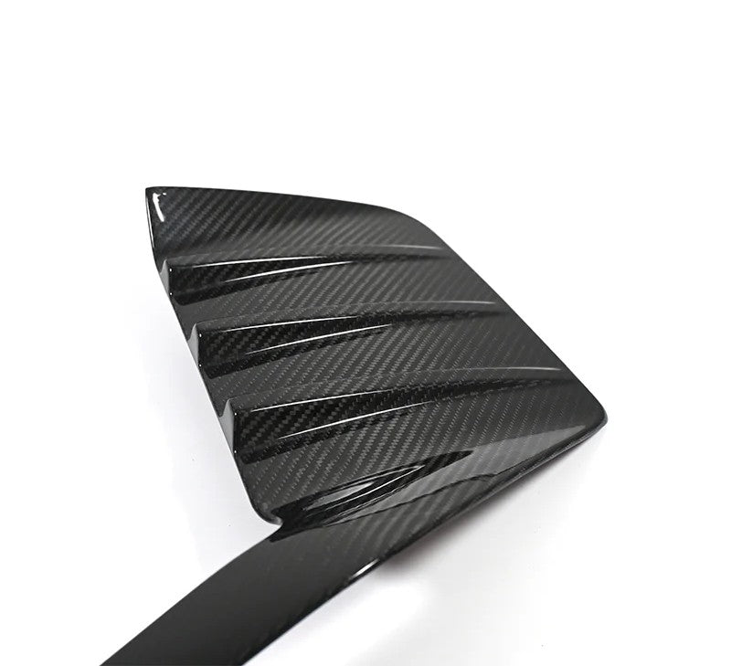 Dry Carbon Fiber Rear Fog Light Cover Side Frame Set For BMW M2 G87 2023+