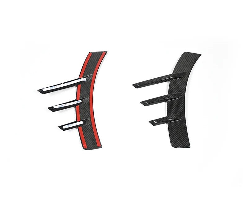 Dry Carbon Fiber Rear Bumper Fender Arch Trim Set For BMW M2 G87 2023+