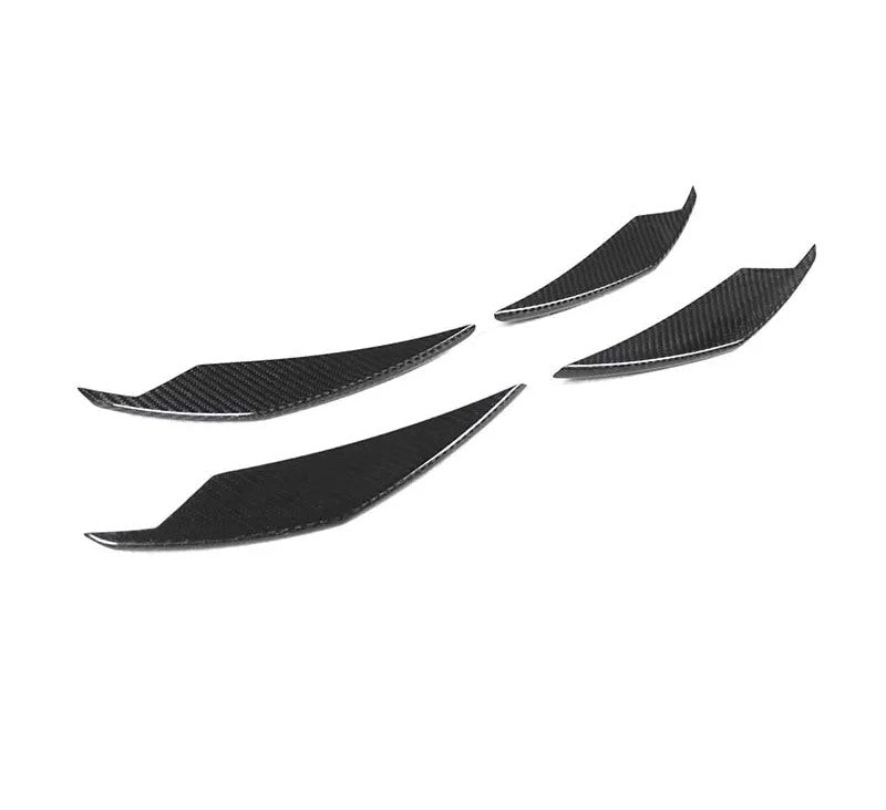 4 PCS/Set AC Style Dry Carbon Fiber Canards For BMW M3 M4 G80 G82 G83