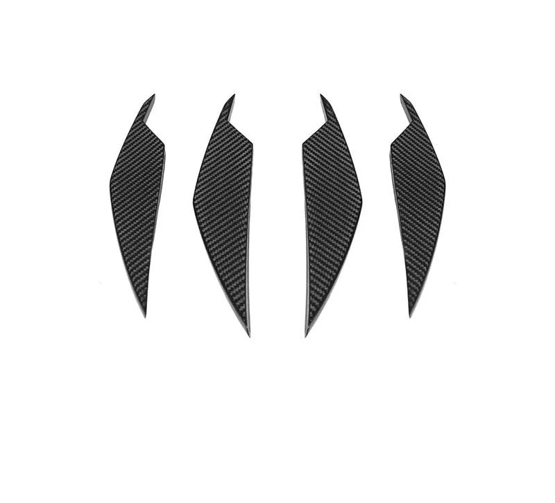 4 PCS/Set AC Style Dry Carbon Fiber Canards For BMW M3 M4 G80 G82 G83