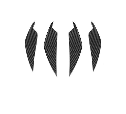 4 PCS/Set AC Style Dry Carbon Fiber Canards For BMW M3 M4 G80 G82 G83