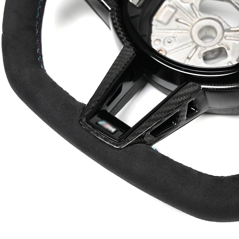 For BMW G80 M3 G82 M4 Carbon Fiber Steering Wheel Old Upgrade 2025 M4 New Customized (kopie)