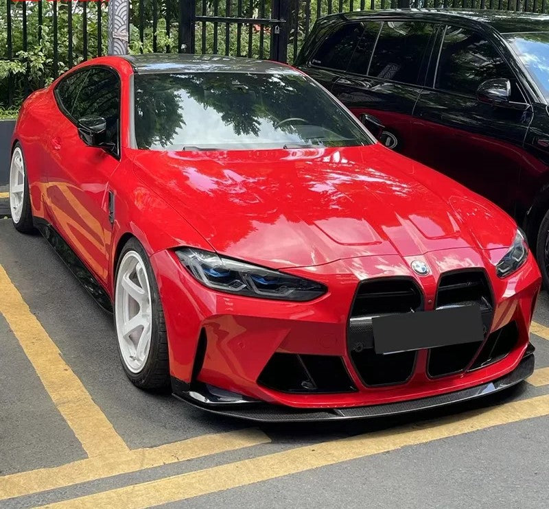 Dry Carbon Fiber R44 Style Front Lip For BMW G80 G81 G82 M3 M4 2021+