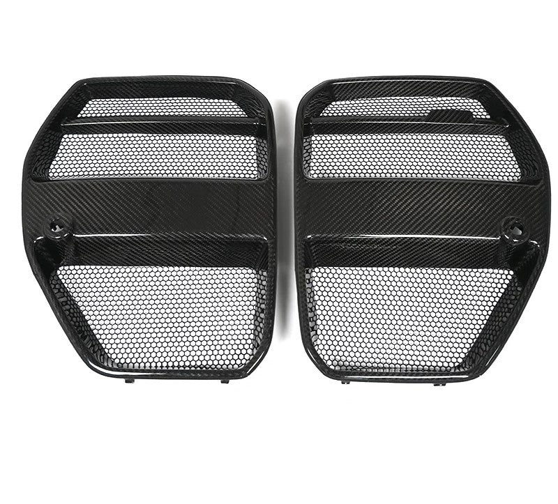 For BMW G80 G81 M3 G82 G83 M4 Real Carbon Fiber Front Grille V Style