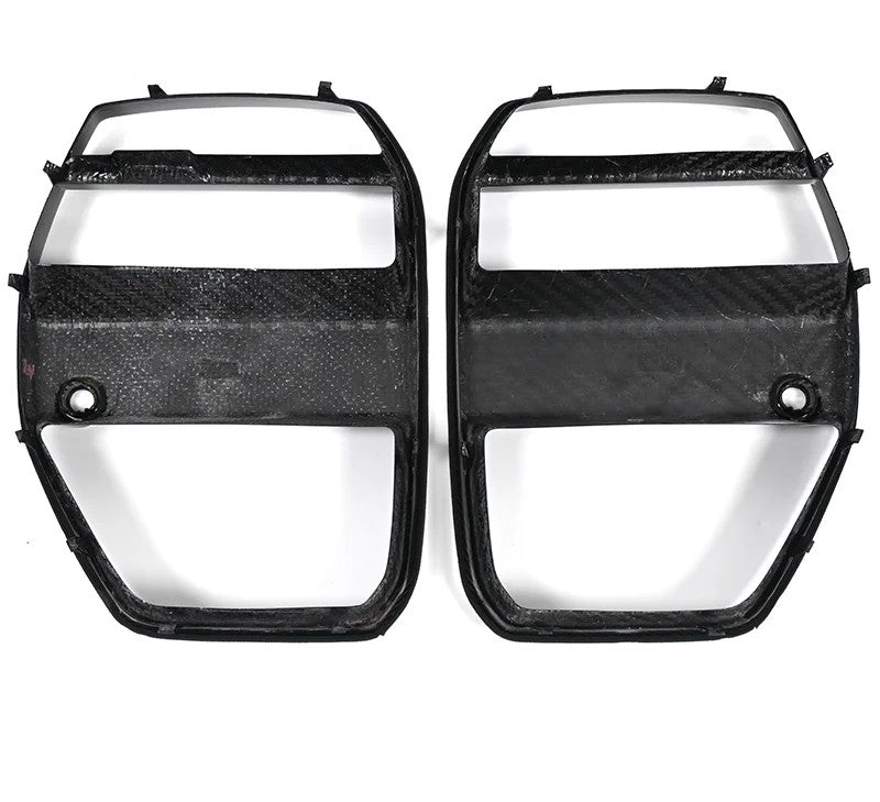 For BMW G80 G81 M3 G82 G83 M4 Real Carbon Fiber Front Grille V Style