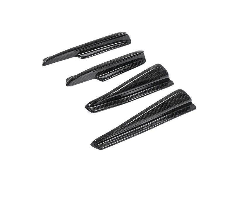 Front Bumper Canard Set For BMW G87 M2 2023+ Dry Carbon Fiber