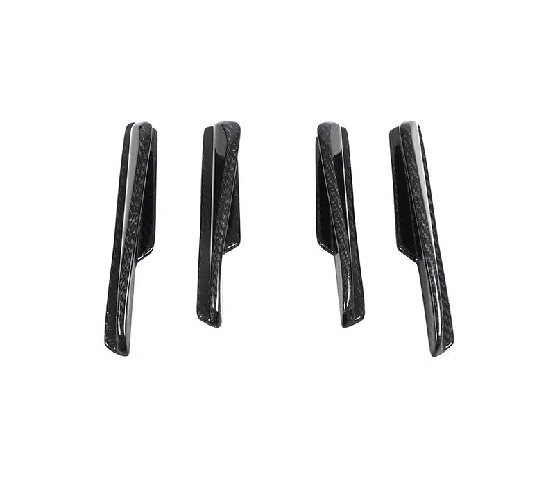 Front Bumper Canard Set For BMW G87 M2 2023+ Dry Carbon Fiber