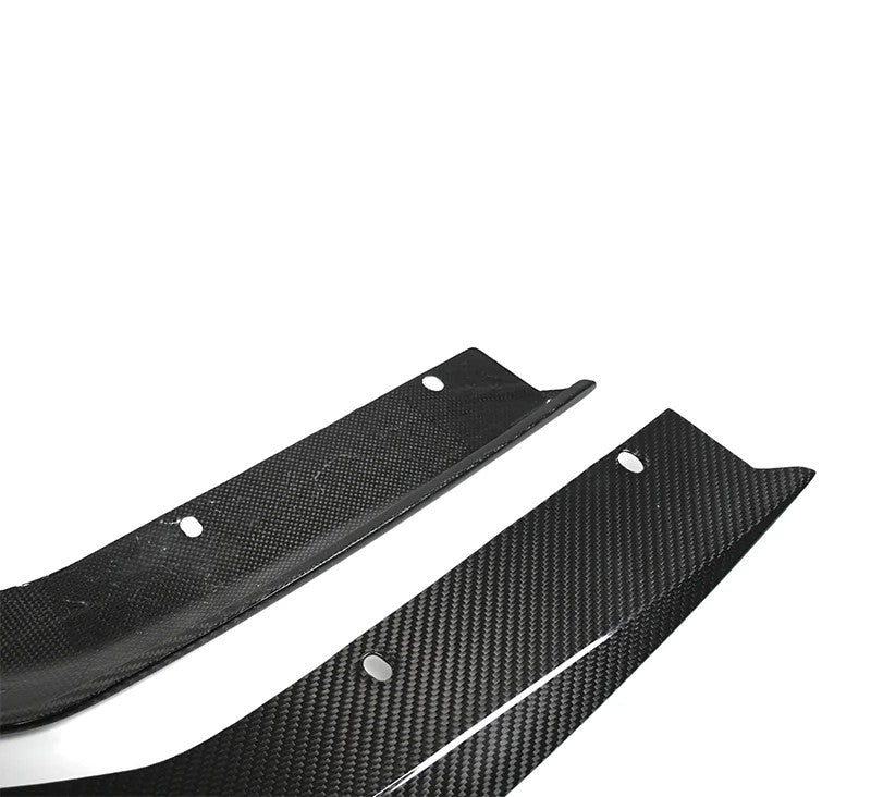 For BMW G80 G81 M3 G82 G83 M4 Dry Carbon Fiber Rear Side Skirts Extension