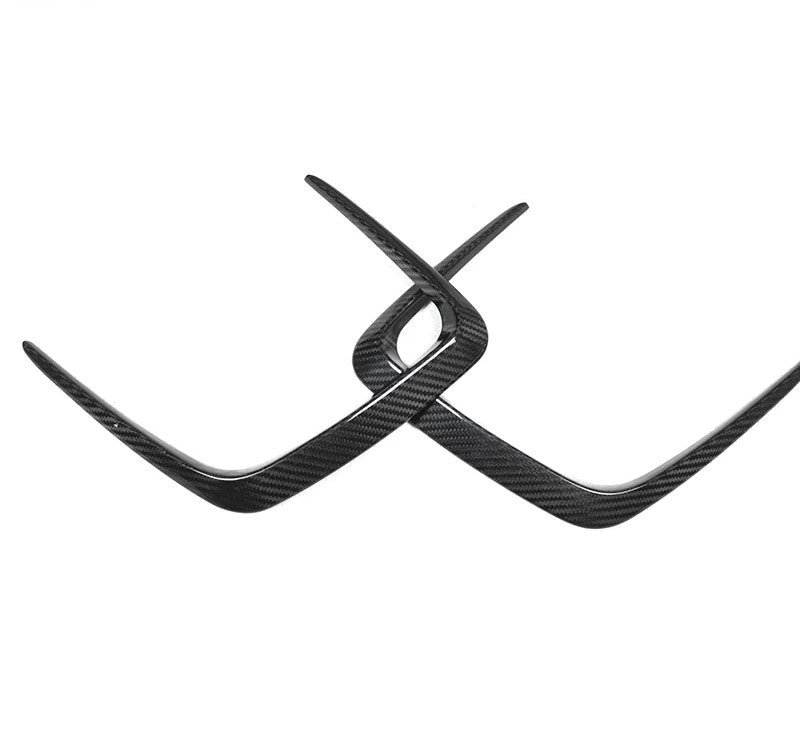 For BMW M3 G80 M4 G82 G83 2021+ Car Carbon Fiber Front Hood Scoop Vent Frame Trim