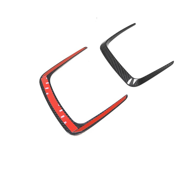 For BMW M3 G80 M4 G82 G83 2021+ Car Carbon Fiber Front Hood Scoop Vent Frame Trim