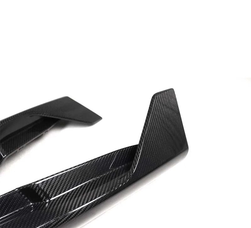 For BMW G80 M3 G82 G83 M4 Dry Carbon Fiber MP Style Rear Splitter Set