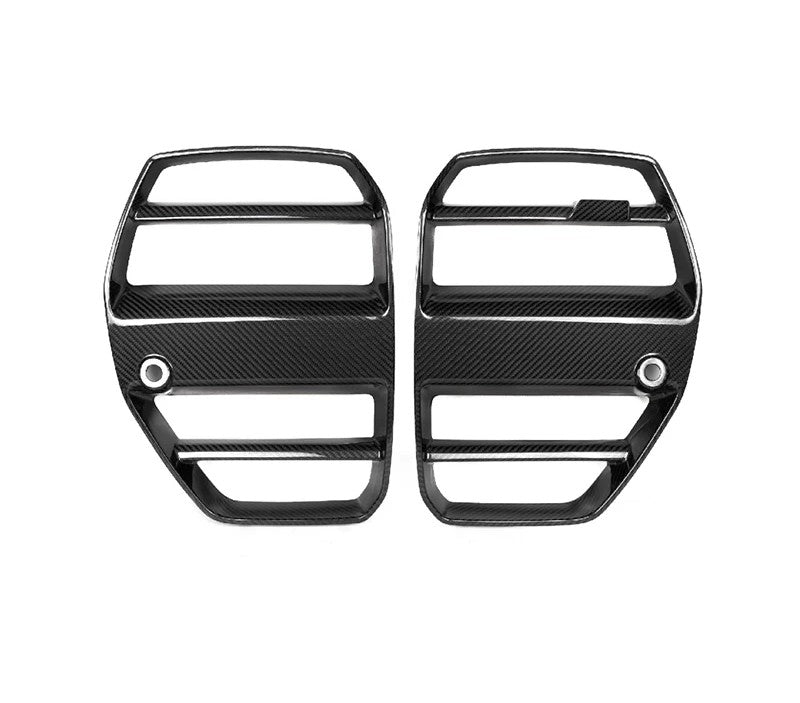 Dry Carbon Fiber Front Grille ST Style For BMW M3 M4 G80 G82 G83 2021-2025