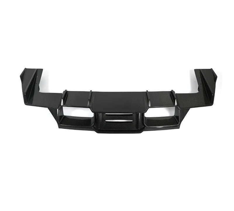 For BMW G87 M2 Rear Diffuser V Style Dry Carbon Fiber