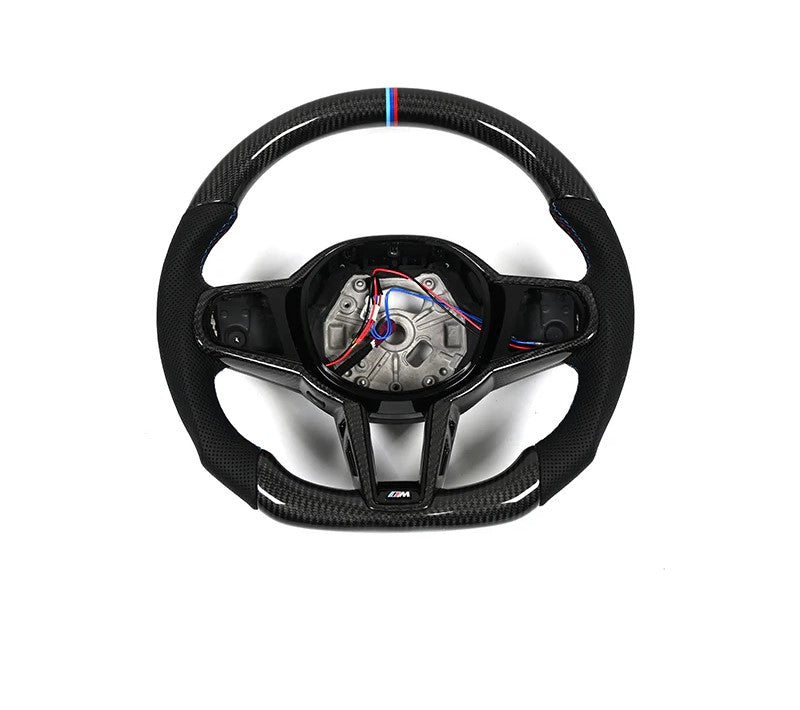 Dry Carbon Fiber Steering Wheel For BMW G80 M3 G82 M4 Old Upgrade 2025 M4 New Customized
