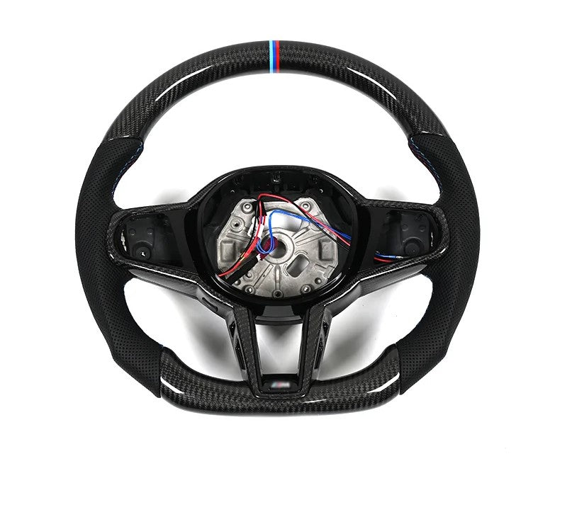 Dry Carbon Fiber Steering Wheel For BMW G80 M3 G82 M4 Old Upgrade 2025 M4 New Customized