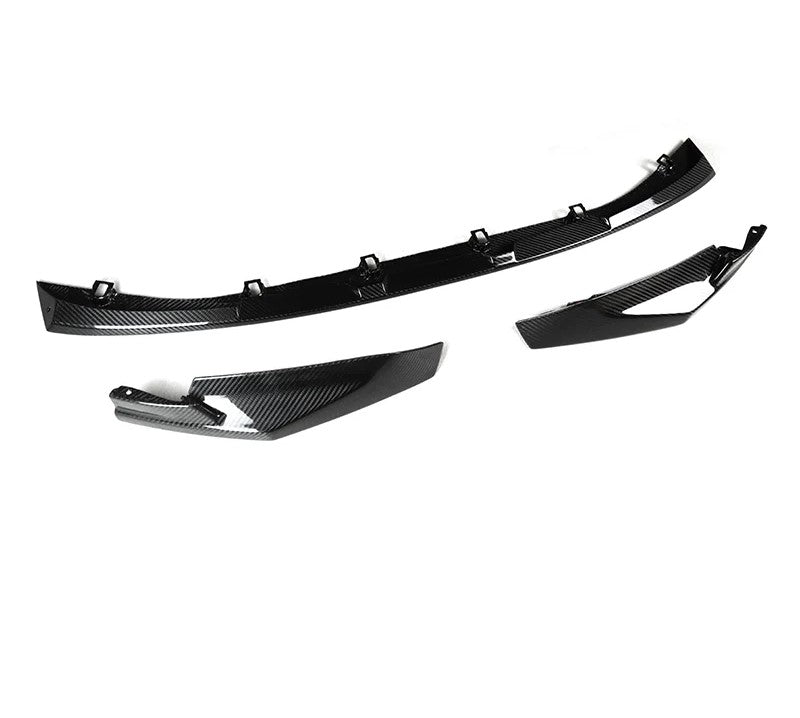 For BMW M3 M4 G80 G82 2021+ Dry Carbon Fiber MP Style Front Lip