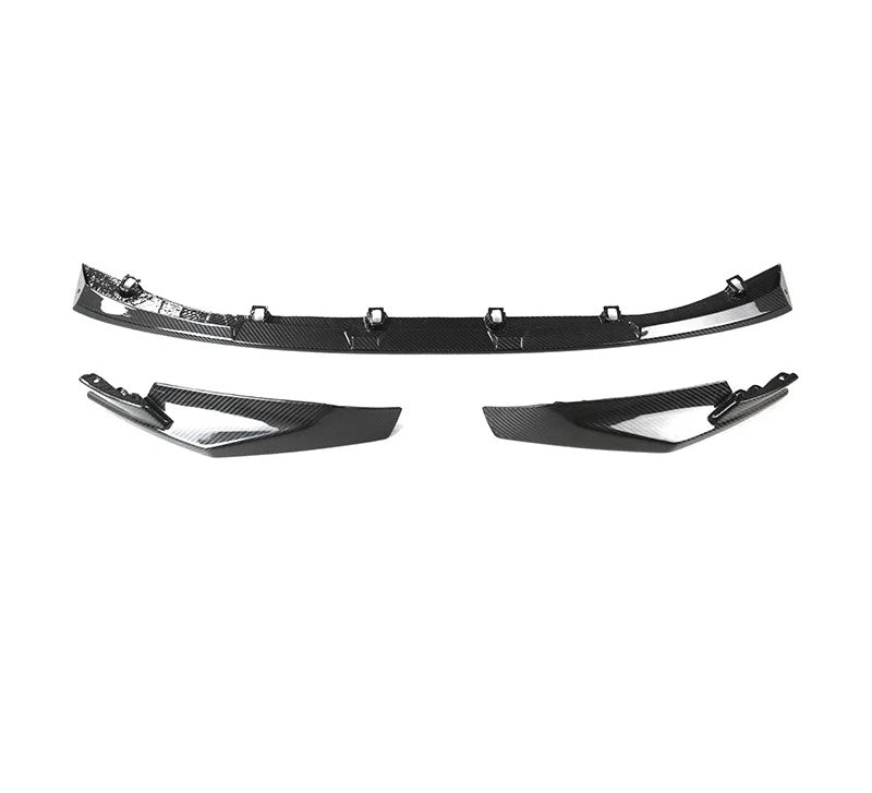 For BMW M3 M4 G80 G82 2021+ Dry Carbon Fiber MP Style Front Lip