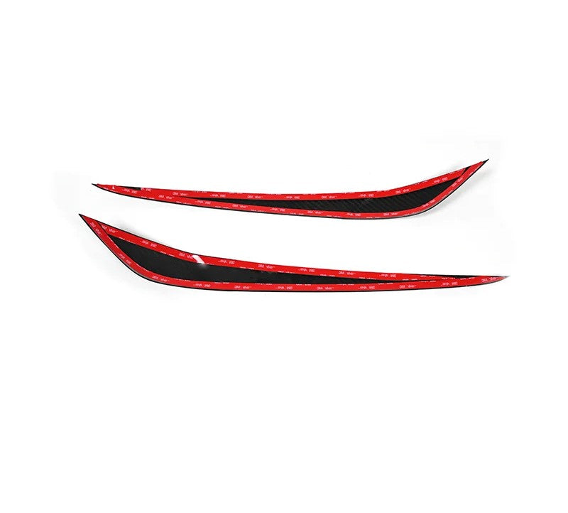 For BMW G80 G81 G82 G83 Carbon Fiber Headlight Trim Set Eyebrows