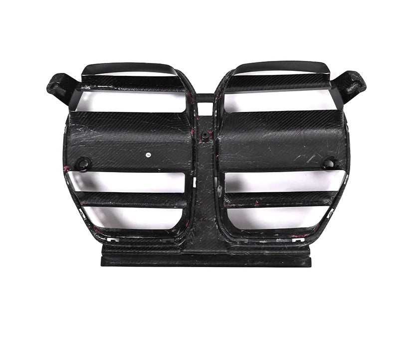 Dry Carbon Fiber Front Grille One-Piece ST Style For BMW M3 M4 G80 G82 G83 2021+