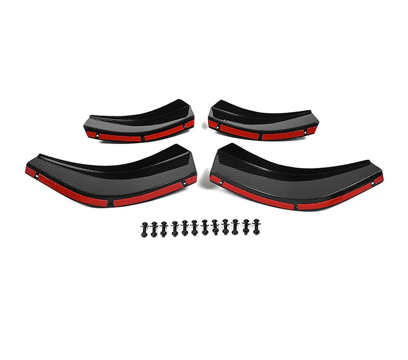 For BMW G80 M3 G82 G83 M4 2021+ DRY Carbon Fiber GT4 Style Canard Set