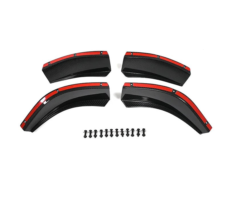 For BMW G80 M3 G82 G83 M4 2021+ DRY Carbon Fiber GT4 Style Canard Set