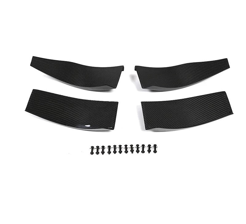 For BMW G80 M3 G82 G83 M4 2021+ DRY Carbon Fiber GT4 Style Canard Set