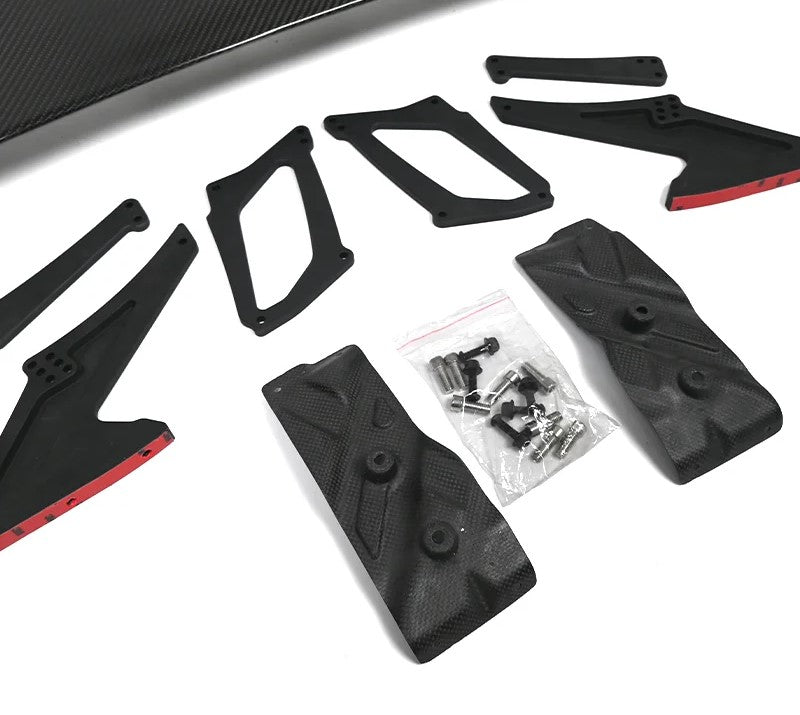 For BMW M3 M4 G80 G82 3D Style Rear Spoiler Dry Carbon Fiber