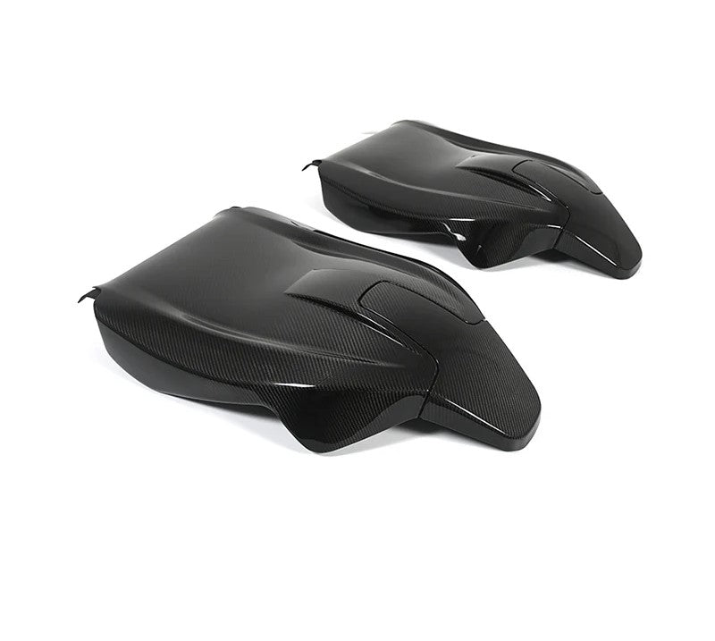 Dry Carbon Fiber Seat Back Cover Replacement Style For BMW M3 G80 X3M X4M X5M Interior Parts