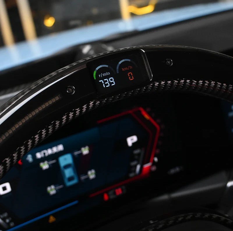 Dry Carbon Fiber Steering Wheel With LED Screen Display For BMW G80 M3 G82 M4 G87 M2 (kopie)