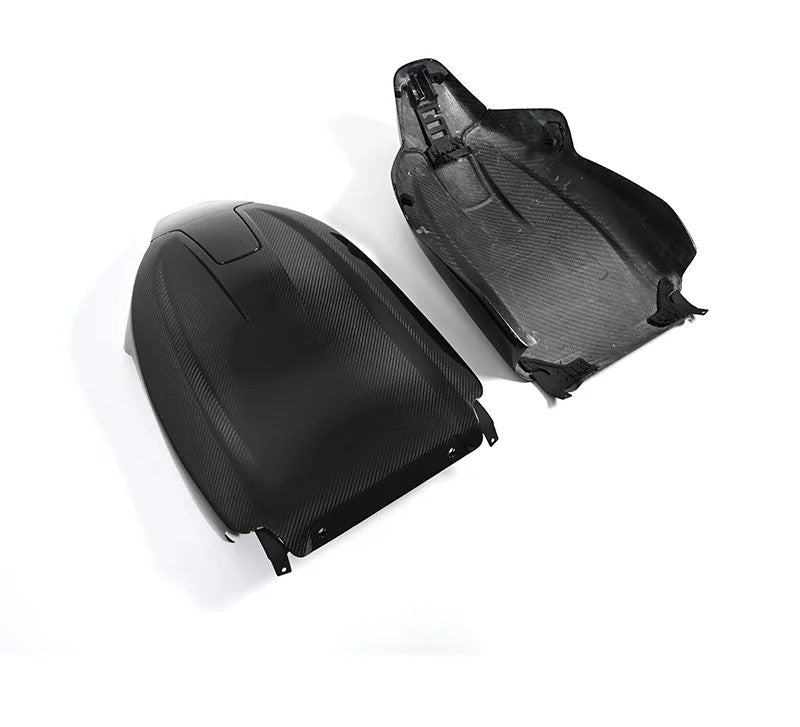 Dry Carbon Fiber Seat Back Cover Replacement Style For BMW M3 G80 X3M X4M X5M Interior Parts